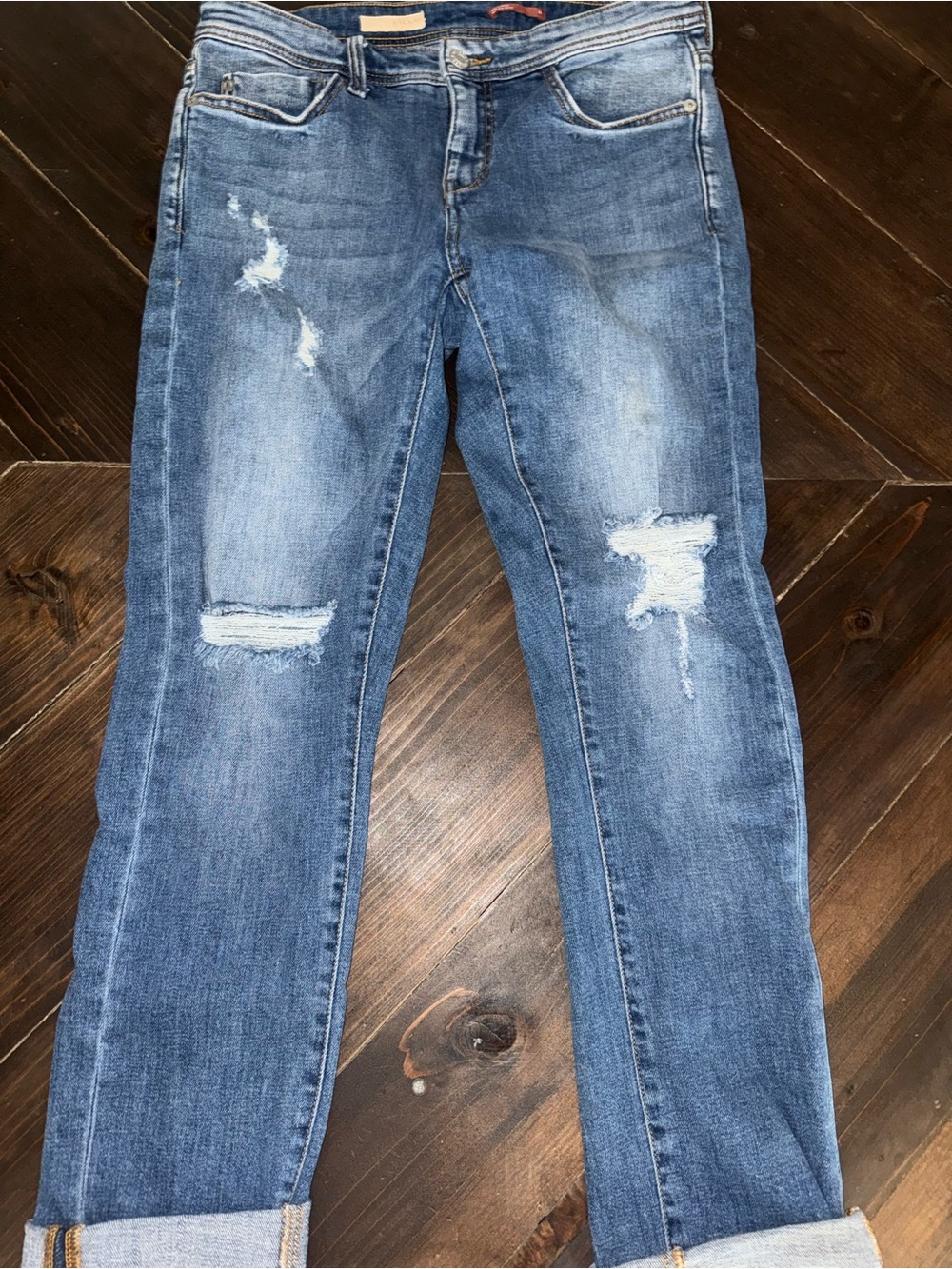 Pilcro and the Letterpress Cuffed Jeans Size 25